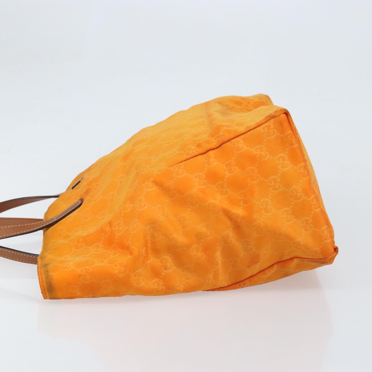 GUCCI GG Canvas Tote Bag Nylon Orange 282439 Auth 173944 | eBay
