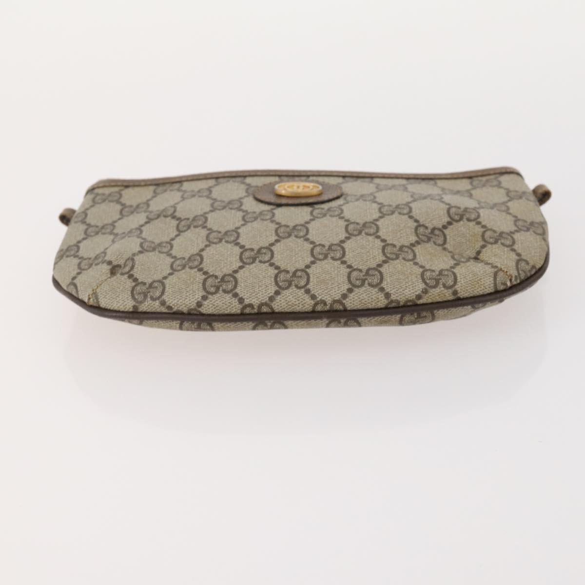 GUCCI GG Canvas Shoulder Bag PVC 5 Set Black Beige Auth 174402 | eBay