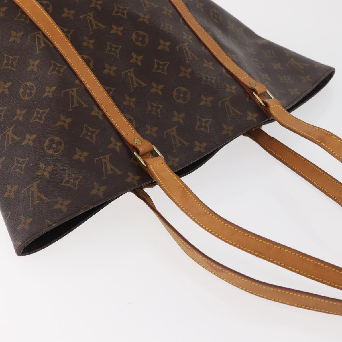 LOUIS VUITTON Monogram Sac Shopping Tote Bag M51108 LV Auth 175402