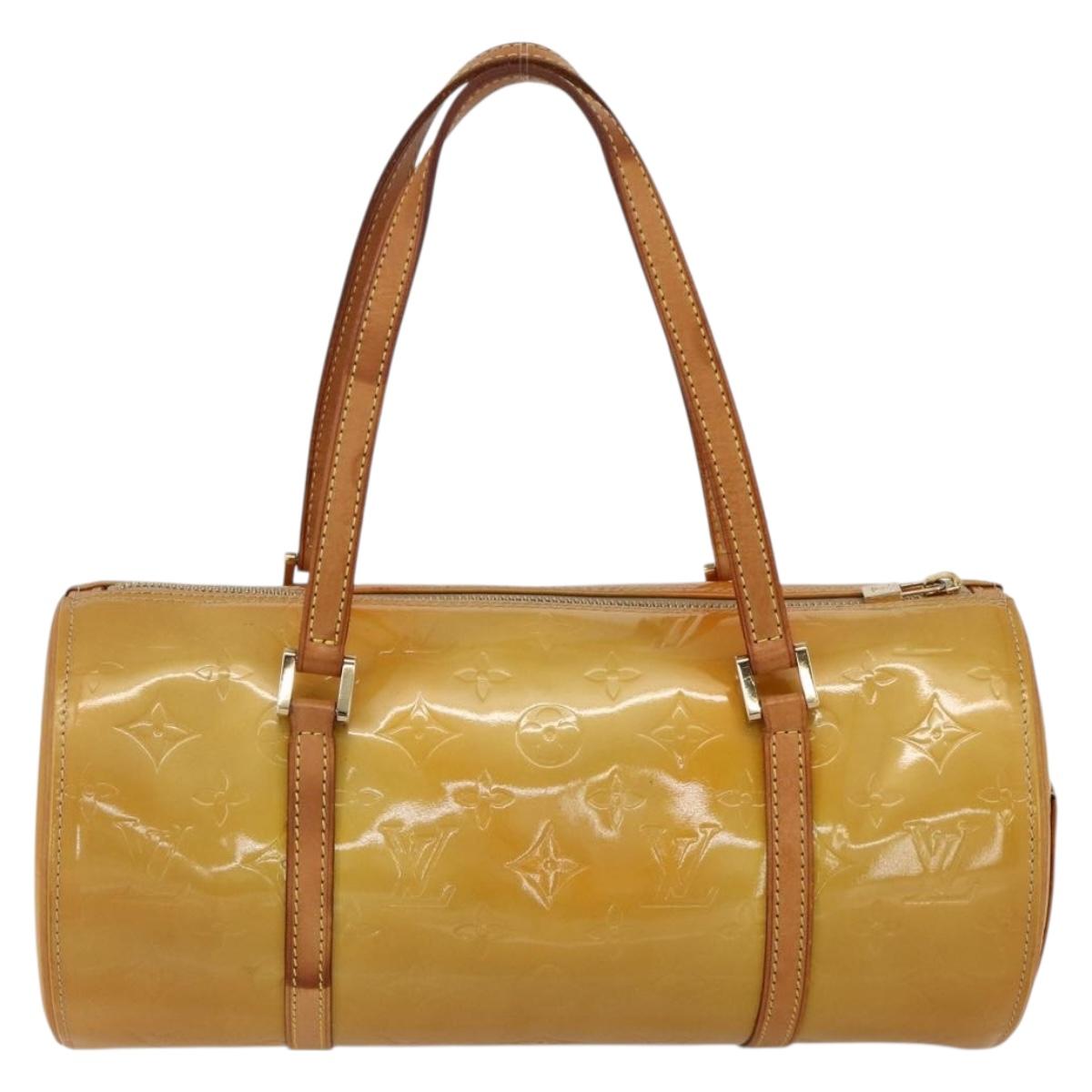 LOUIS VUITTON Monogram Vernis Bedford Hand Bag Beige M91006 LV