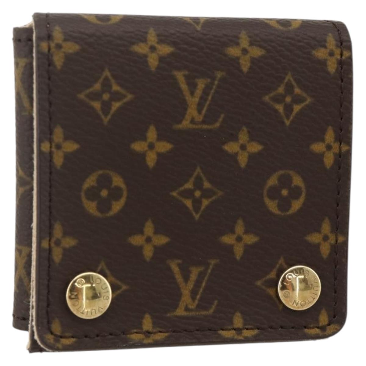 LOUIS VUITTON Monogram Jewelry Case Jewelry Box LV Auth 175662A | eBay