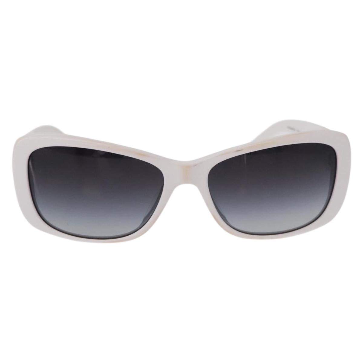 CHANEL Camelia Sunglasses Plastic White 5186-A CC Auth 176109A | eBay