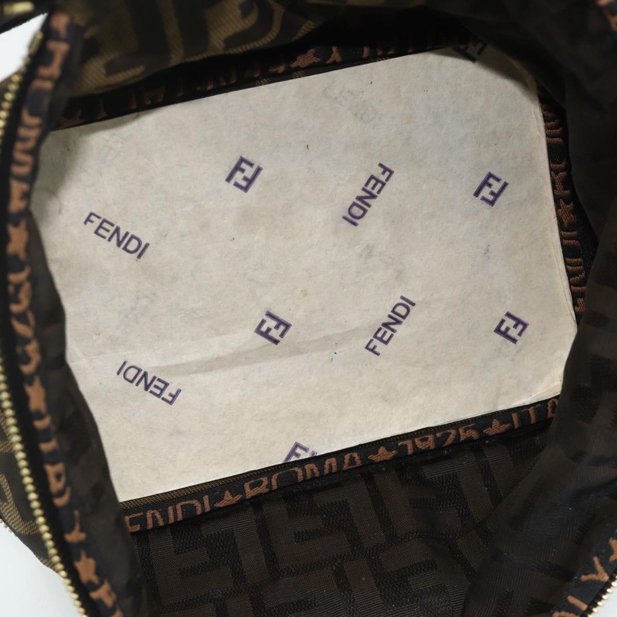 のん FENDI Zucca Canvas Vanity Hand Bag Brown Black Auth 176697 | eBay