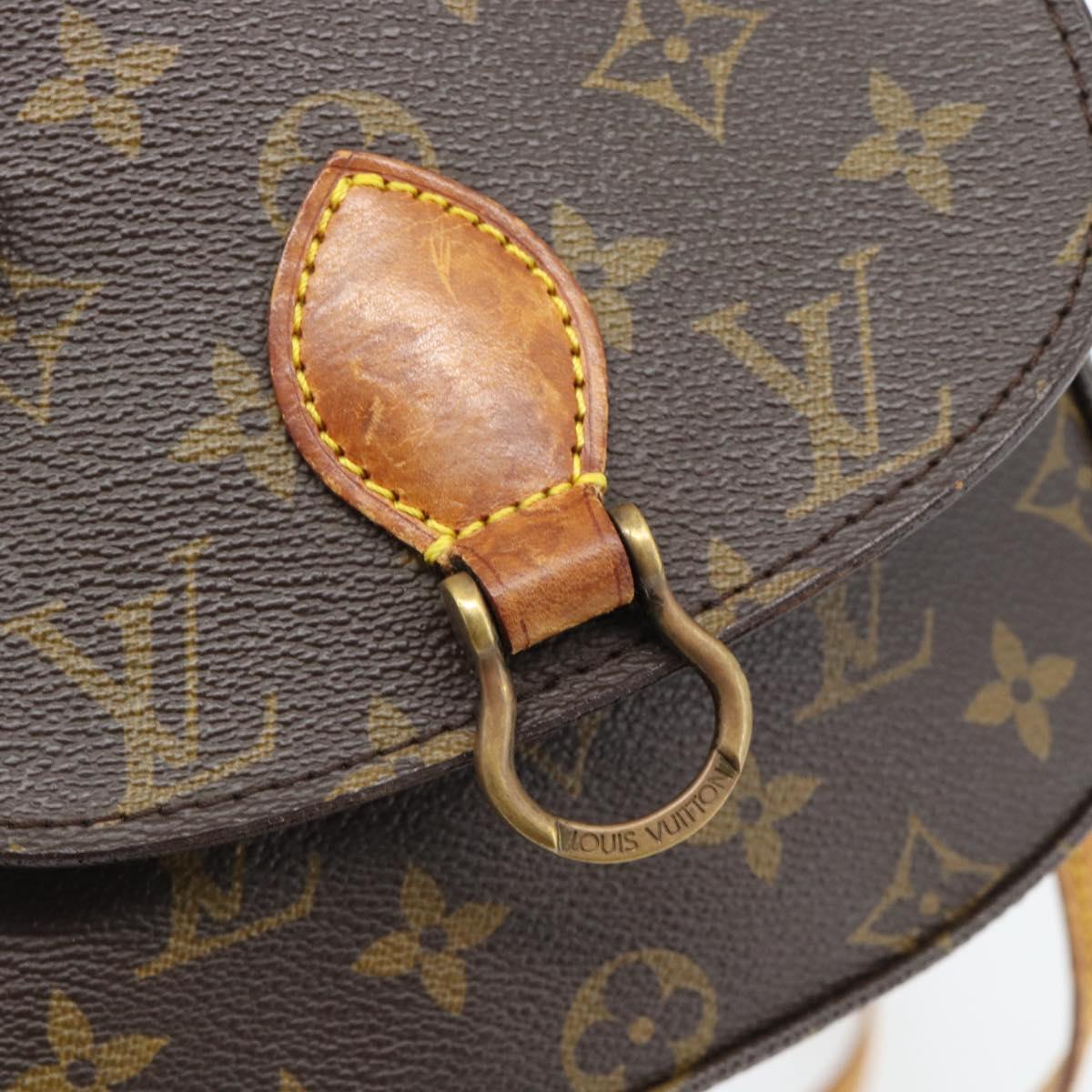 LOUIS VUITTON Monogram Saint Cloud PM Shoulder Bag M51244 LV Auth