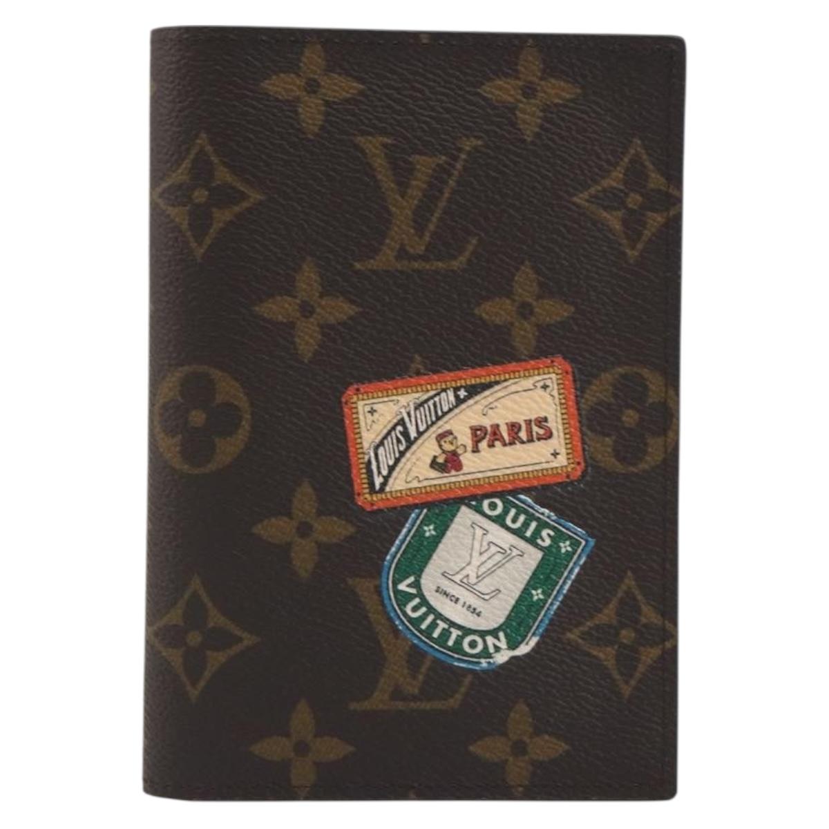 LOUIS VUITTON Monogram Couverture Passport Case M64502 LV Auth