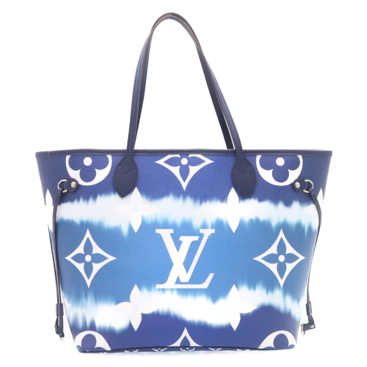 LOUIS VUITTON Monogram Escal Neverfull MM Tote Bag Blue M45128 LV