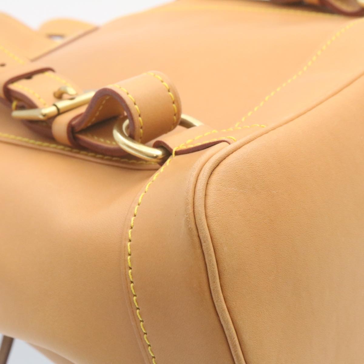 LOUIS VUITTON Nomad leather Montsouris MM Backpack SPO Beige 
