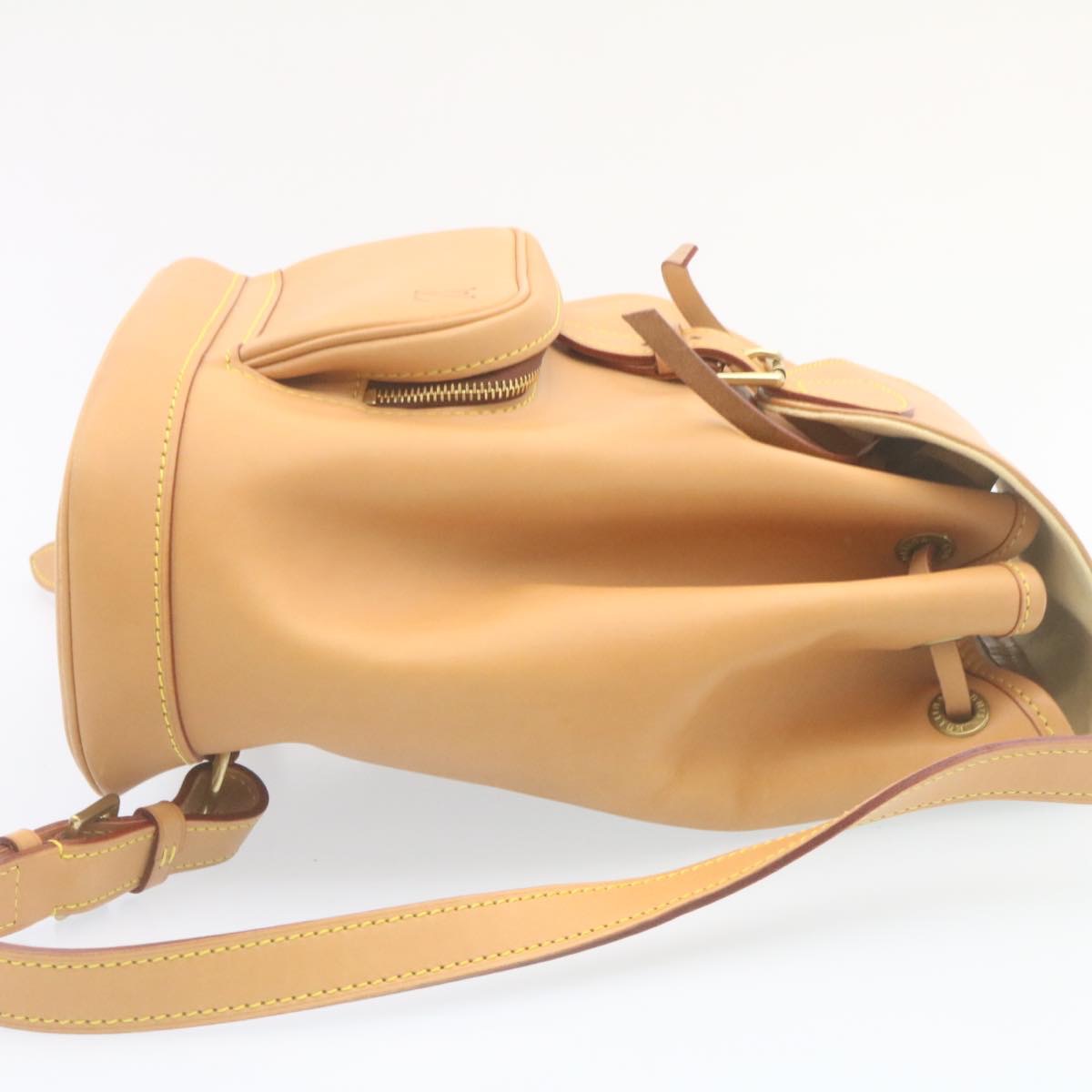 LOUIS VUITTON Nomad leather Montsouris MM Backpack SPO Beige LV Auth 28931SV LOUIS VUITTON Nomad leather Montsouris MM Backpack SPO Beige  main image 4