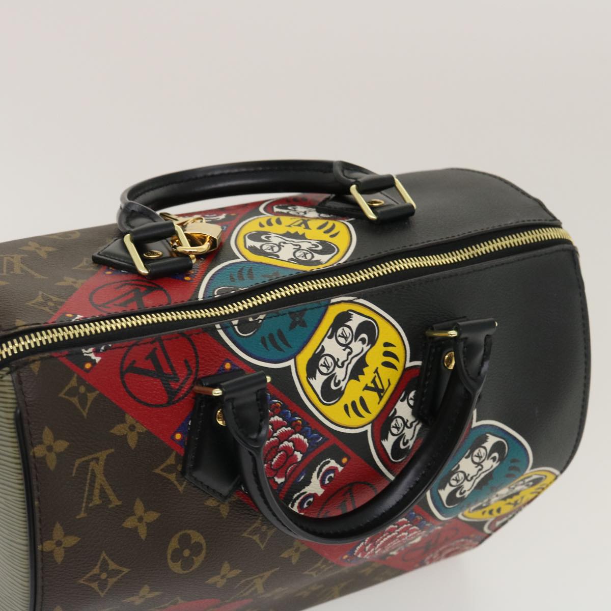 LOUIS VUITTON Monogram Epi Kabuki Speedy 30 Hand Bag M43505