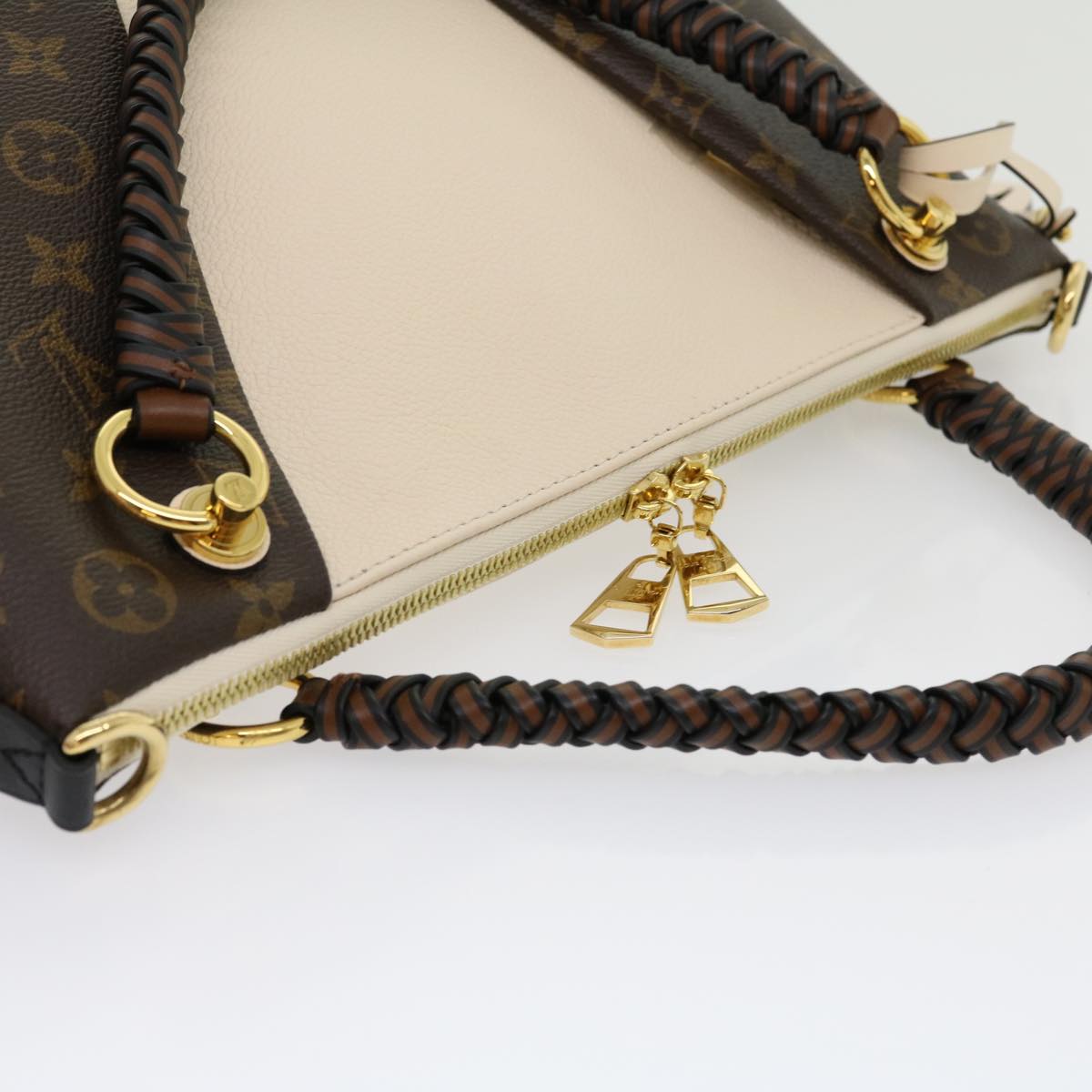 LOUIS VUITTON Monogram V Tote MM Tote Bag 2way M45273 LV Auth