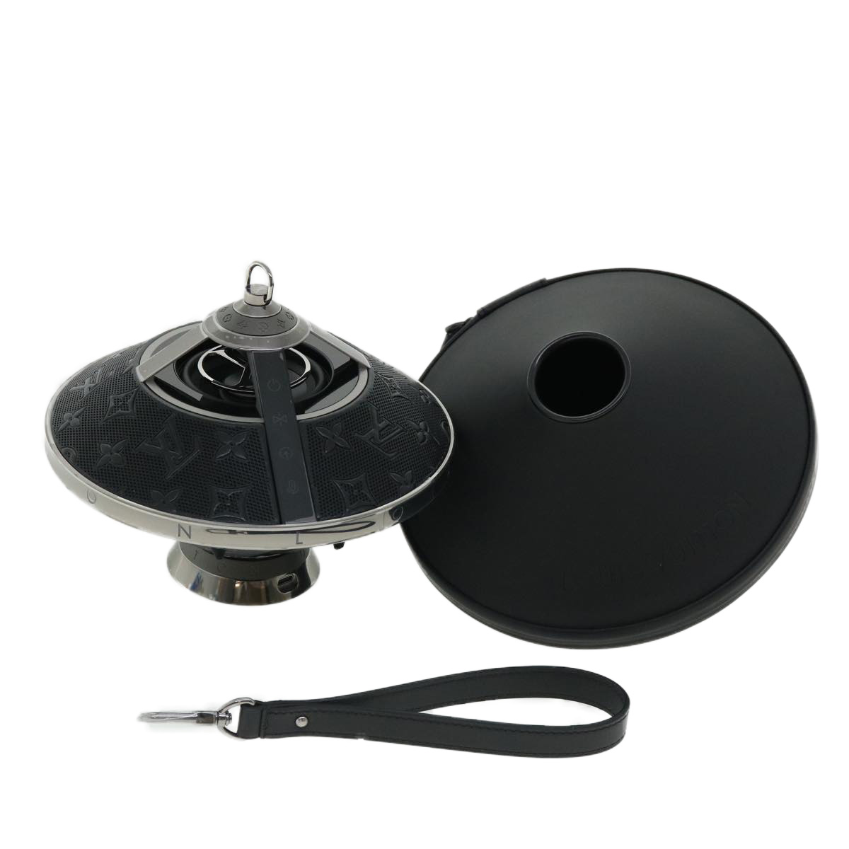 LOUIS VUITTON Monogram Horizon light-up speaker object Black