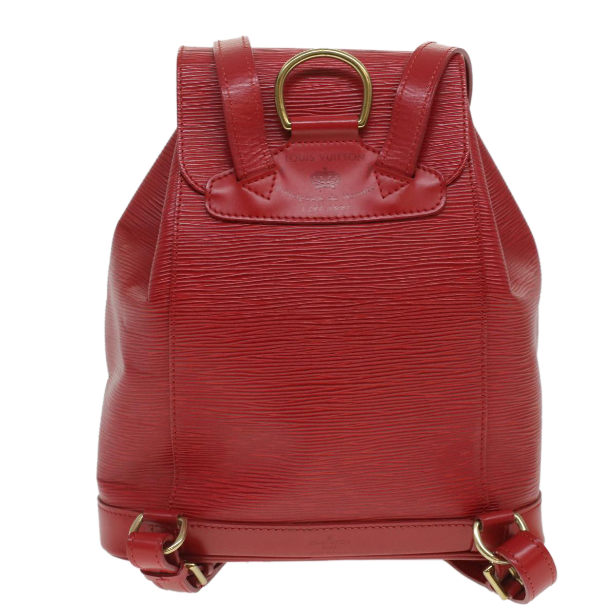 LOUIS VUITTON Epi Montsouris MM Backpack Monaco 700th Red LV Auth 47479 LOUIS VUITTON Epi Montsouris MM Backpack Monaco 700th Red LV  main image 3