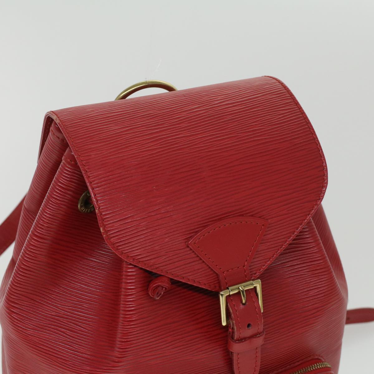 LOUIS VUITTON Epi Montsouris MM Backpack Monaco 700th Red LV Auth BD973AV LOUIS VUITTON Epi Montsouris MM Backpack Monaco 700th Red LV  main image 4