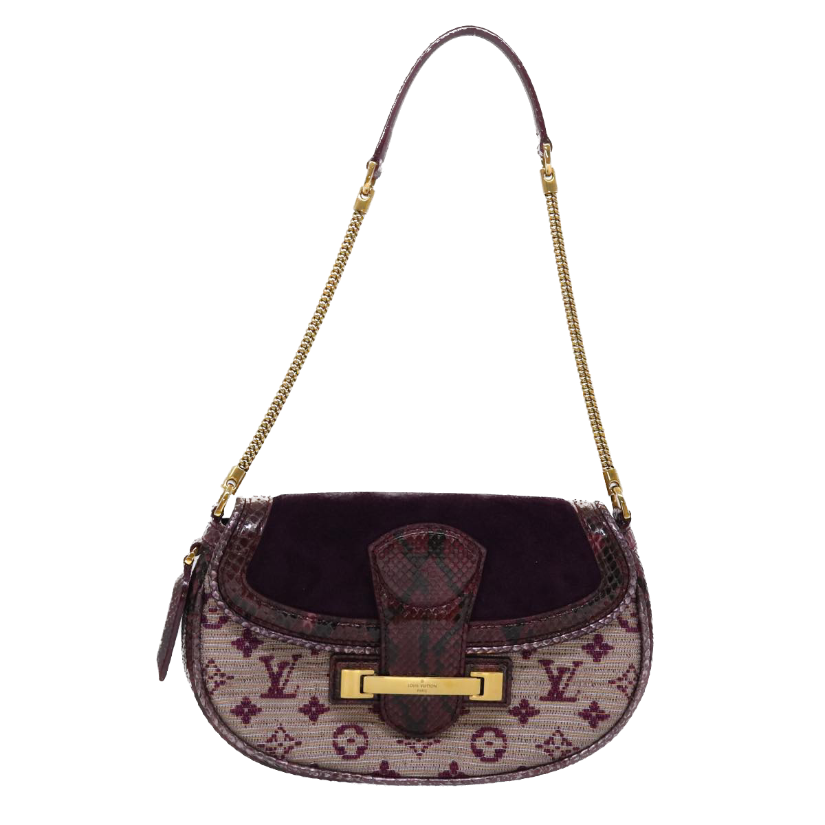 LOUIS VUITTON エピ VI0990 Louis Vuitton Black Electric Epi Leather Pont Neuf GM Bag