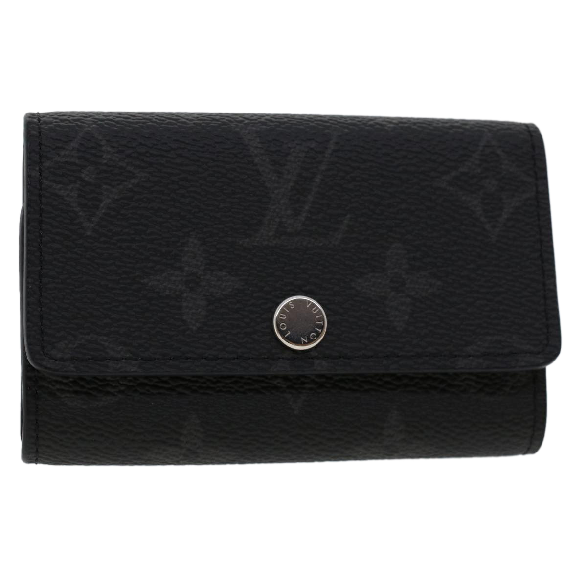 LOUIS VUITTON Monogram Eclipse Multicles6 Key Case M82603 LV