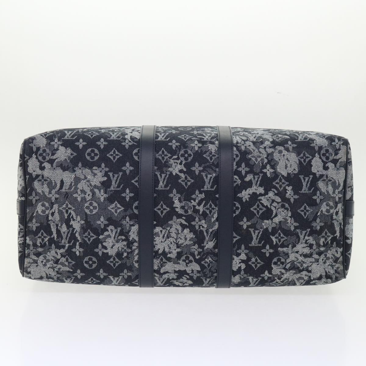 LOUIS VUITTON Monogram Tapestry Keepall Bandouliere 50 Boston