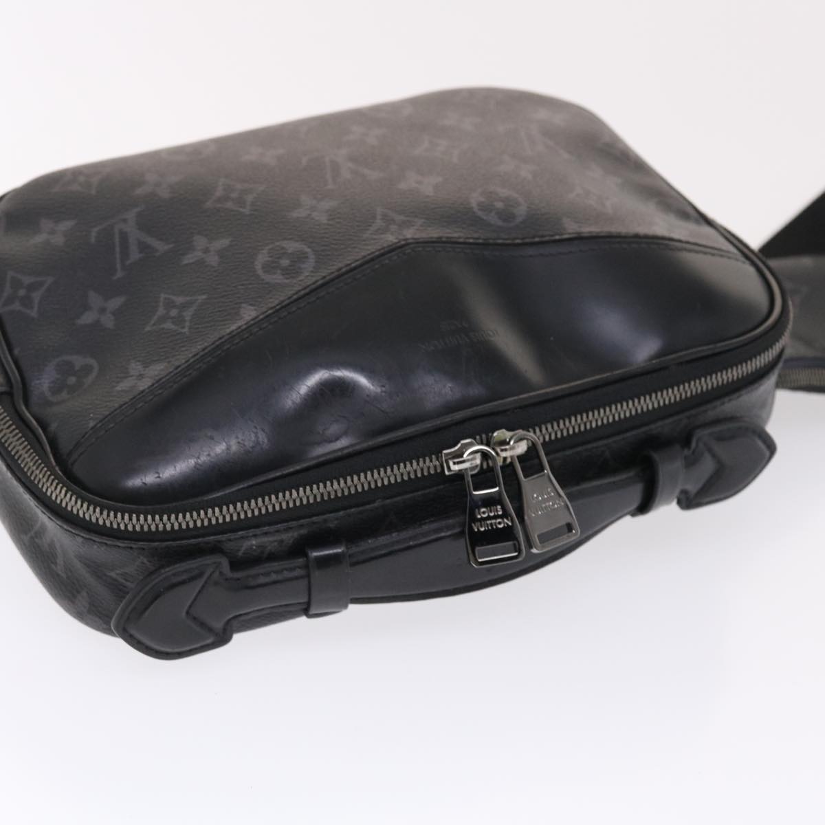 D-1409 Louis Vuitton Monogram Eclipse Bum Bag M42906 Shoulder