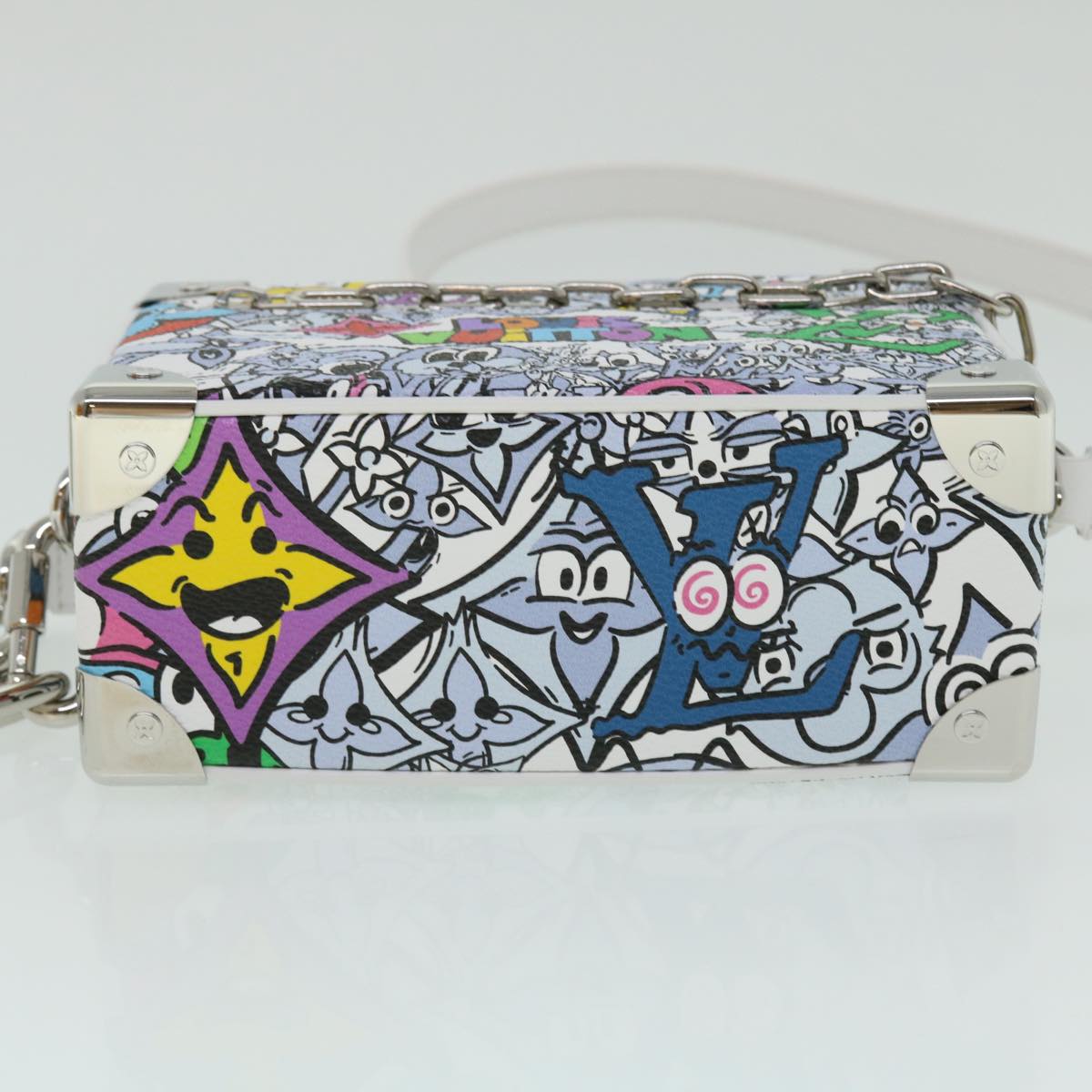 LOUIS VUITTON Monogram Comics Mini Soft Trunk Bag Multicolor