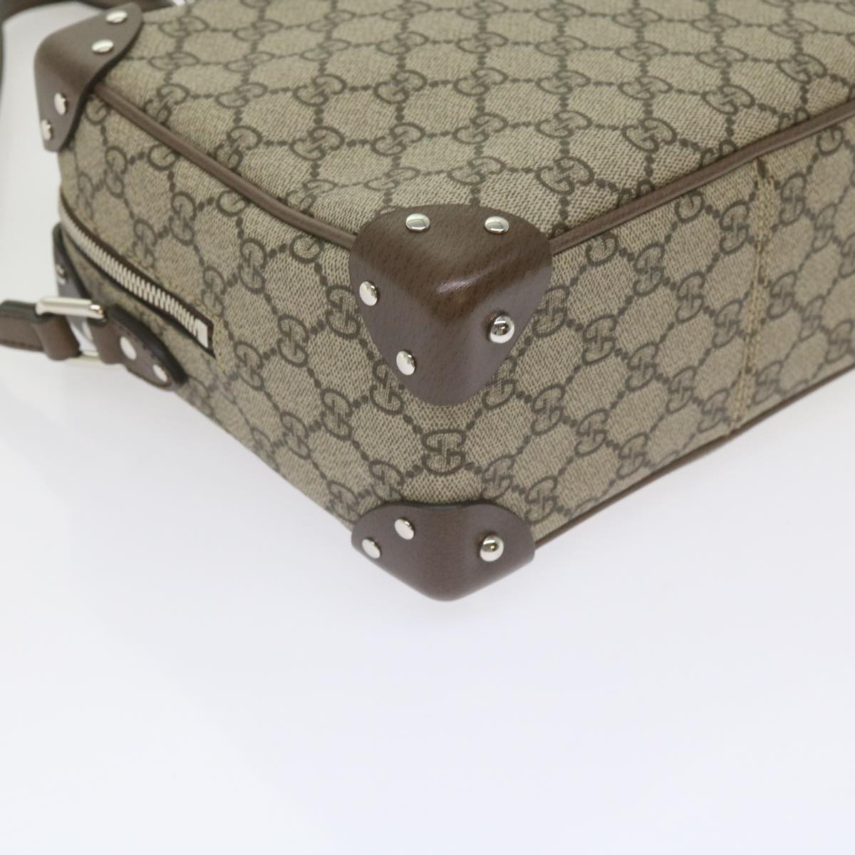 【関税＆送料込み】Gucci Shoulder bags GUCCI GG Supreme Web Sherry Line Shoulder Bag PVC Beige 89