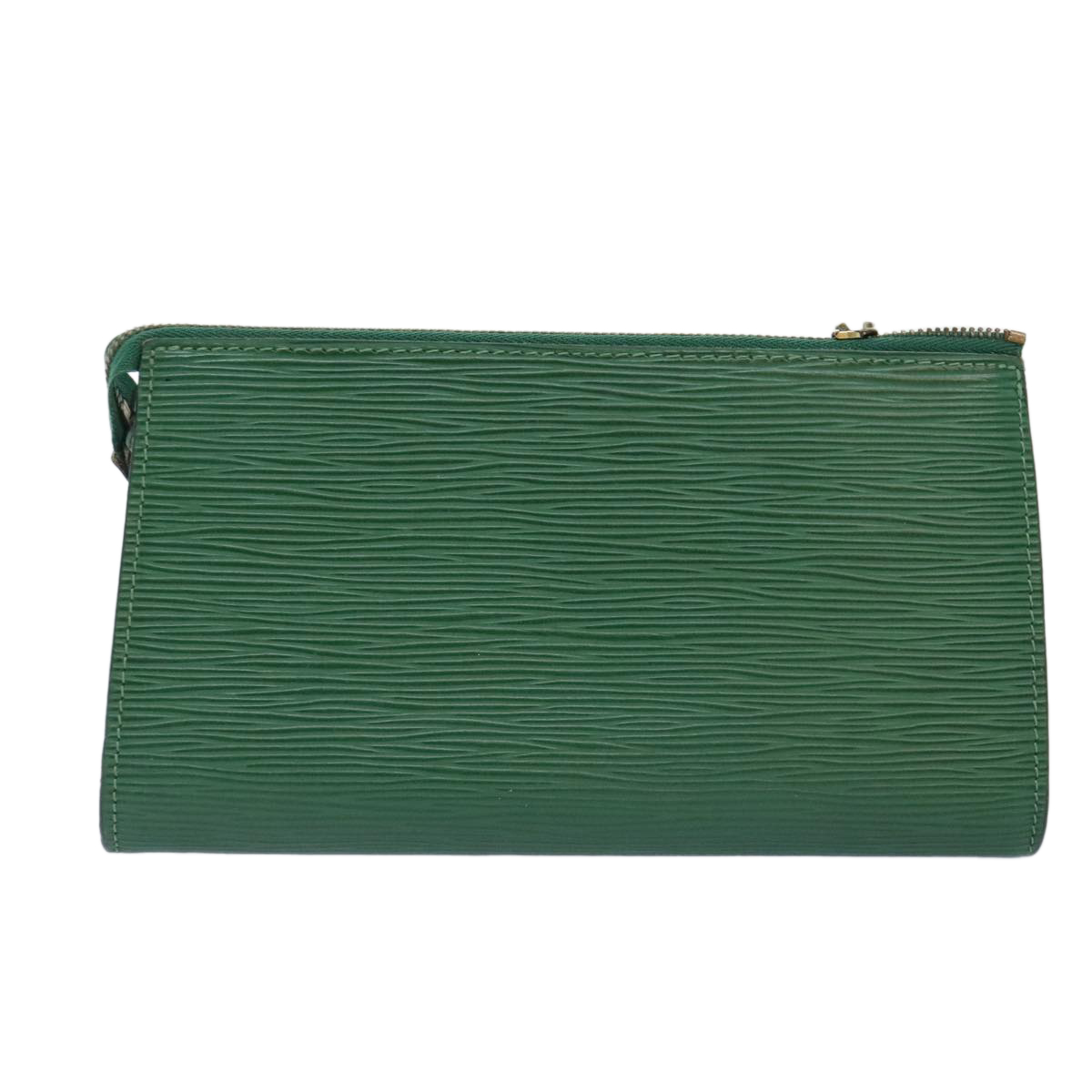 LOUIS VUITTON Epi Pochette Accessoires Pouch Green M52984 LV Auth