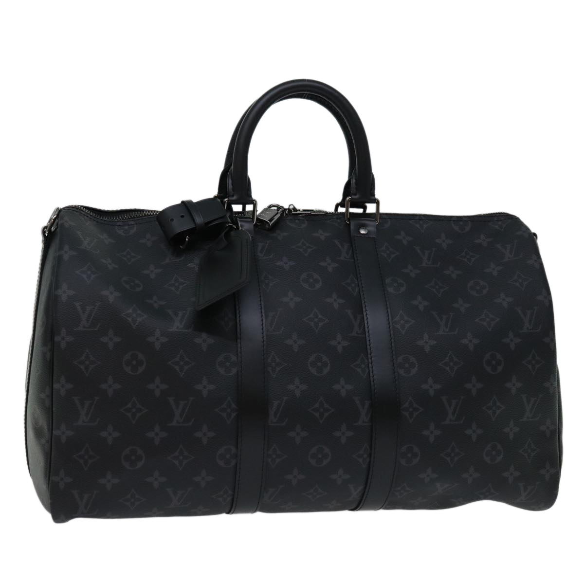 LOUIS VUITTON Monogram Eclipse Keepall Bandouliere 45 Bag M40569
