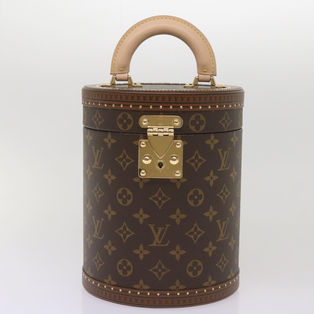 ナノ・カンヌ LOUIS VUITTON Monogram Vesque Cannes Hand Bag M10244 LV Auth