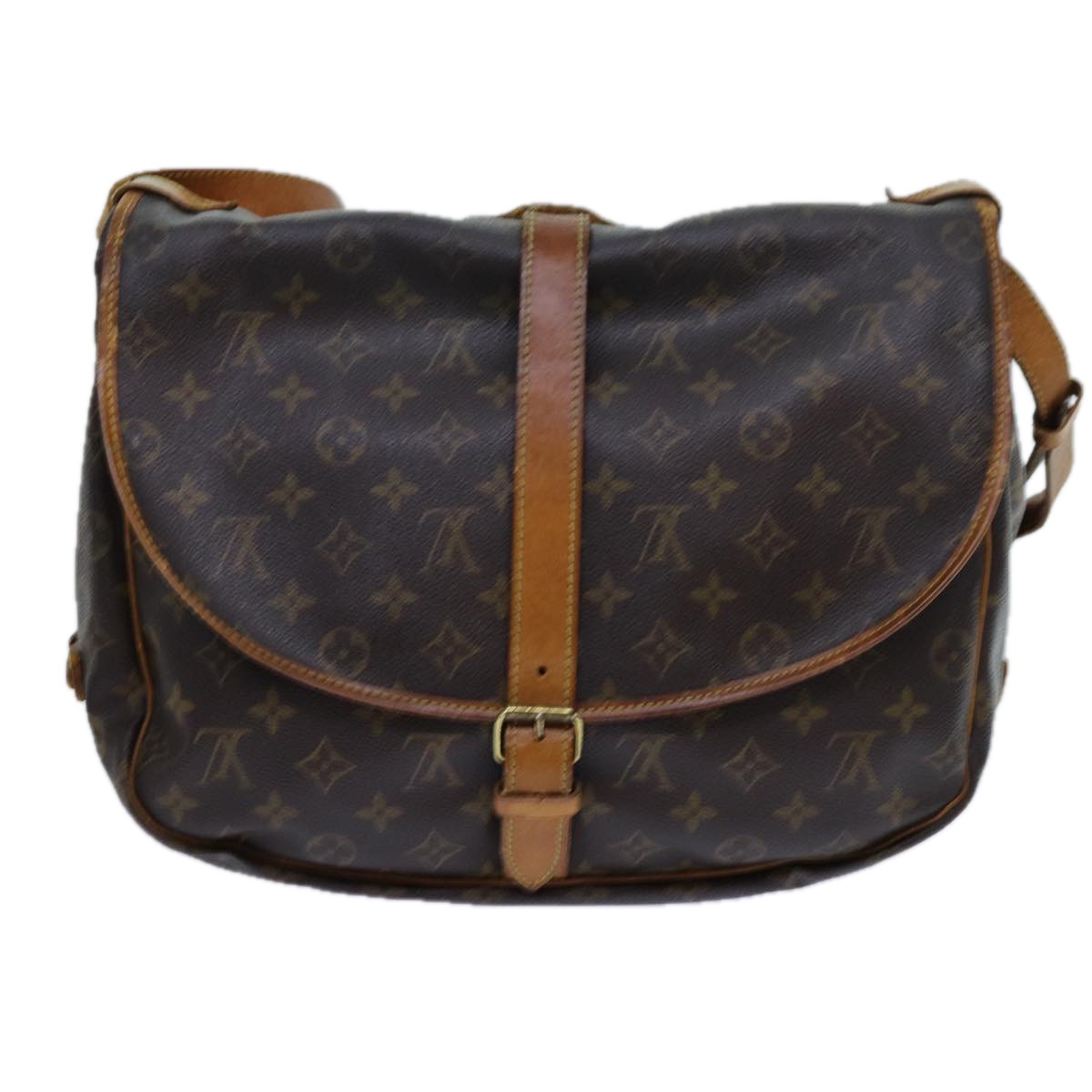 LOUIS VUITTON Monogram Saumur 35 Shoulder Bag