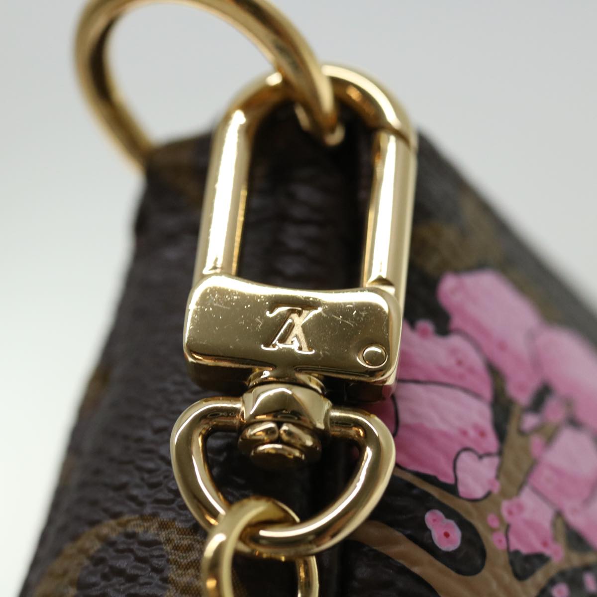 LOUIS VUITTON Monogram Vivienne Mini Pochette Pouch M45905