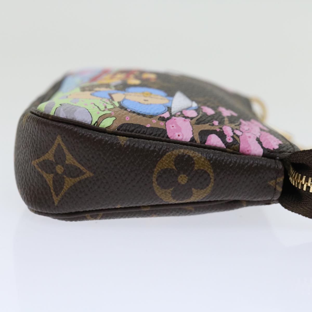 LOUIS VUITTON Monogram Vivienne Mini Pochette Pouch M45905