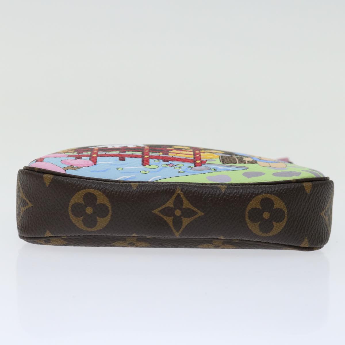 LOUIS VUITTON Monogram Vivienne Mini Pochette Pouch M45905