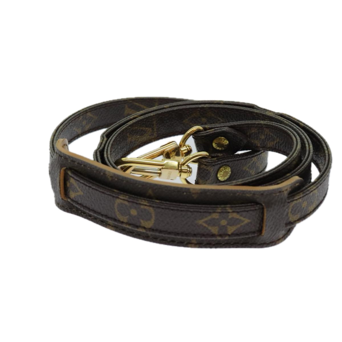 Louis Vuitton レザーベルト LOUIS VUITTON Monogram Shoulder Strap 42.9