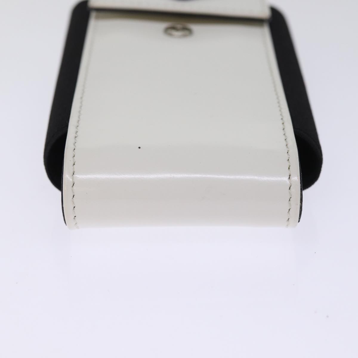 PRADA Cell Phone Case Patent leather White Auth 75214V | eBay
