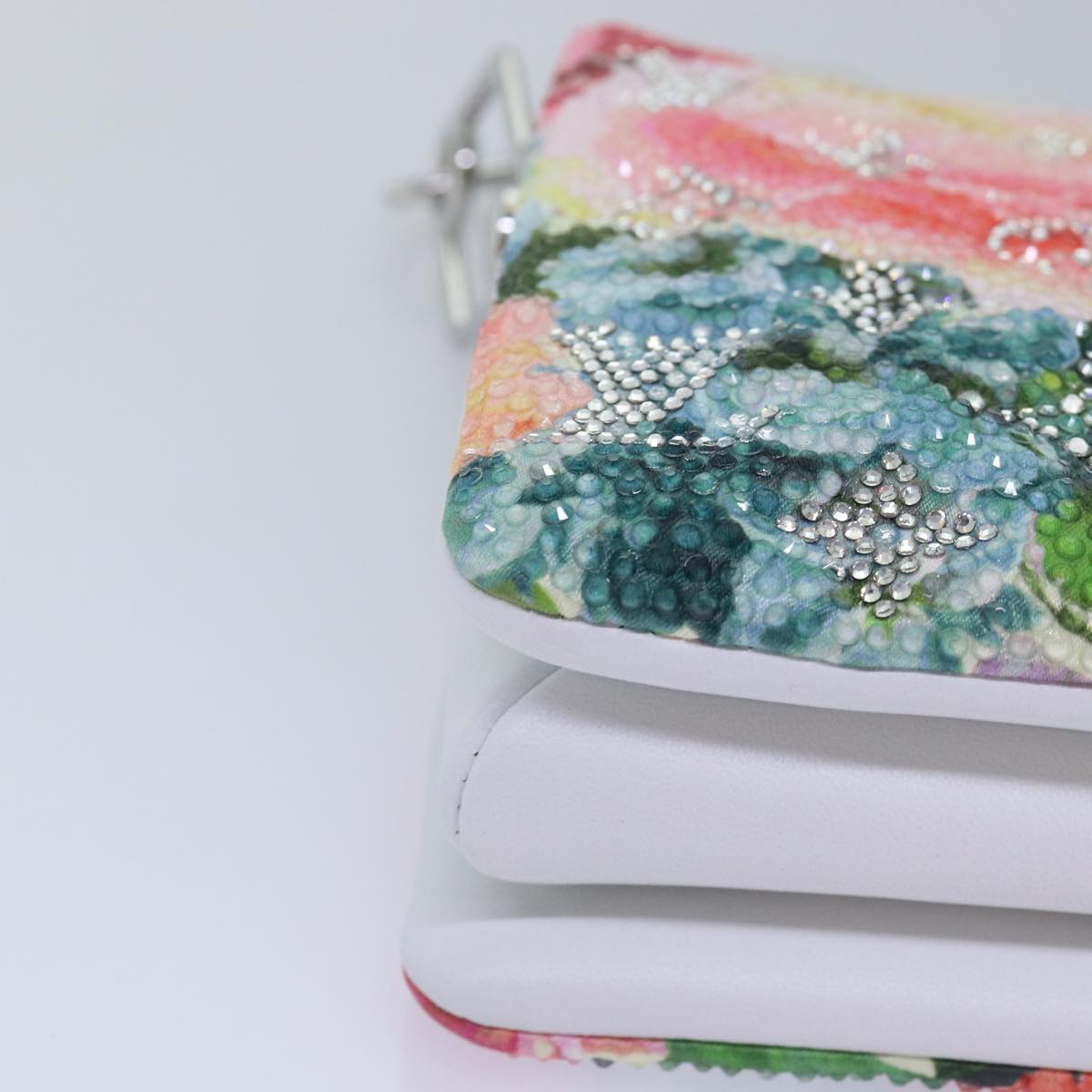 LOUIS VUITTON Monogram Flower Kussan BB Bag Multicolor
