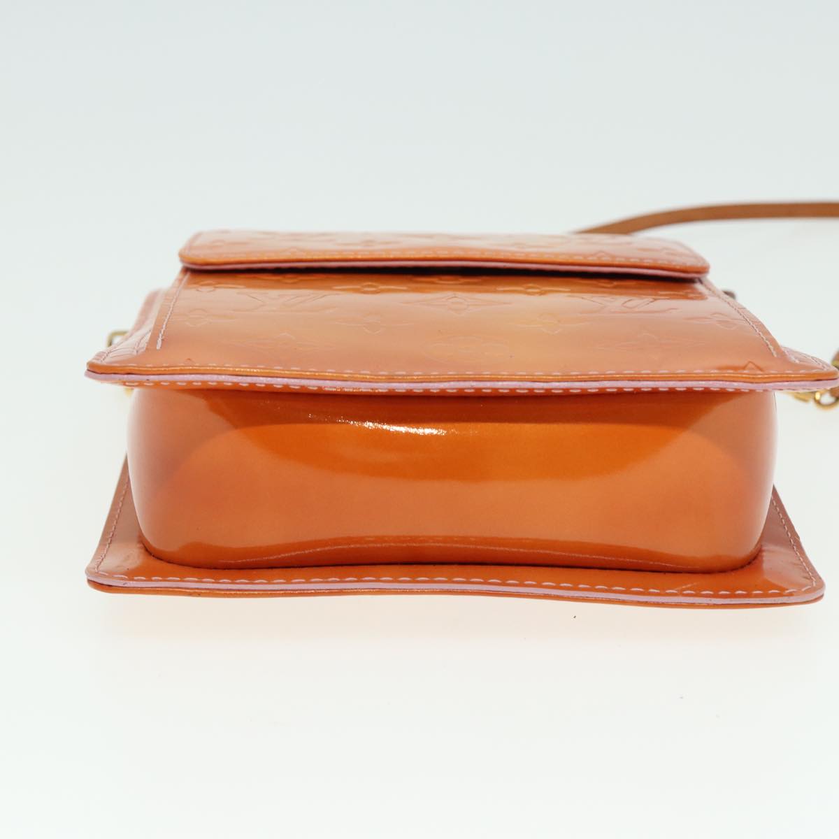 LOUIS VUIUON ヴェルニ LOUIS VUITTON Monogram Vernis Motto Pouch Marshmallow Pink
