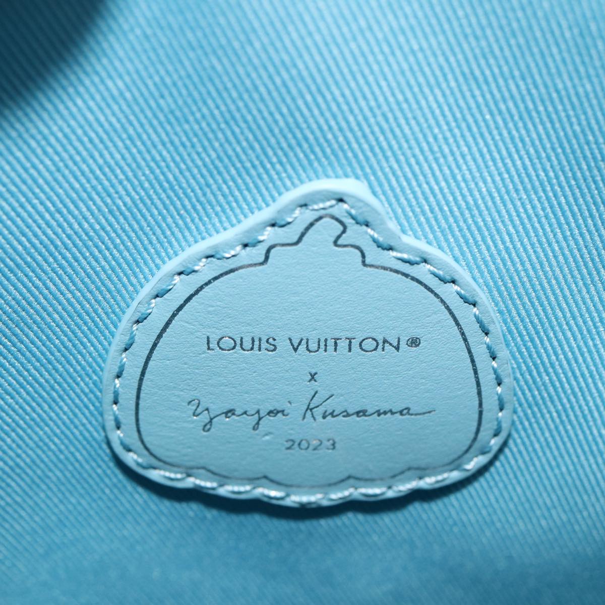LOUIS VUITTON Monogram Yayoi Kusama Hobo Cruiser Bag Blue
