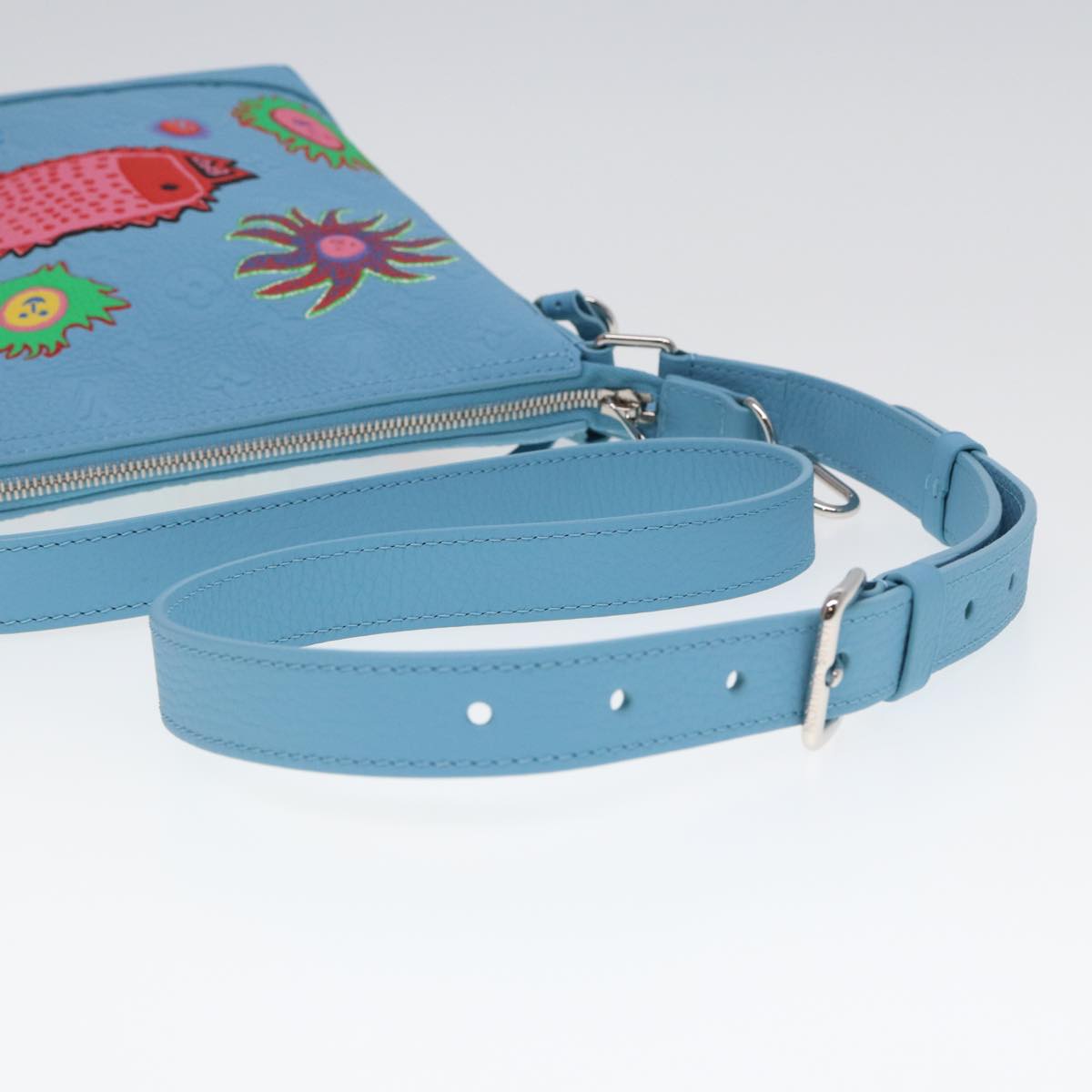 LOUIS VUITTON Monogram Yayoi Kusama Hobo Cruiser Bag Blue