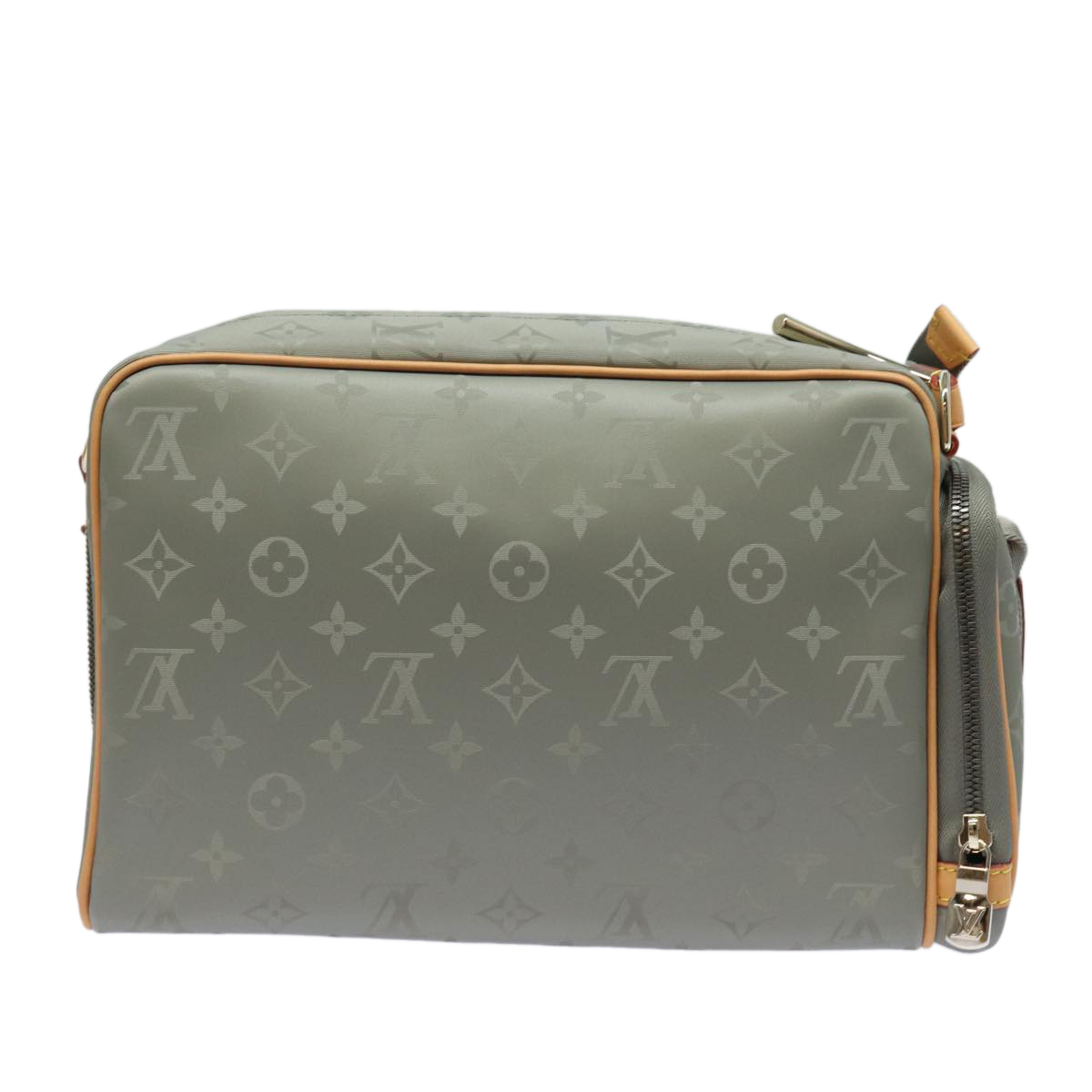 Louis Vuitton グレー ボディバッグ LOUIS VUITTON Monogram titanium Camera Bag Shoulder Bag Gray