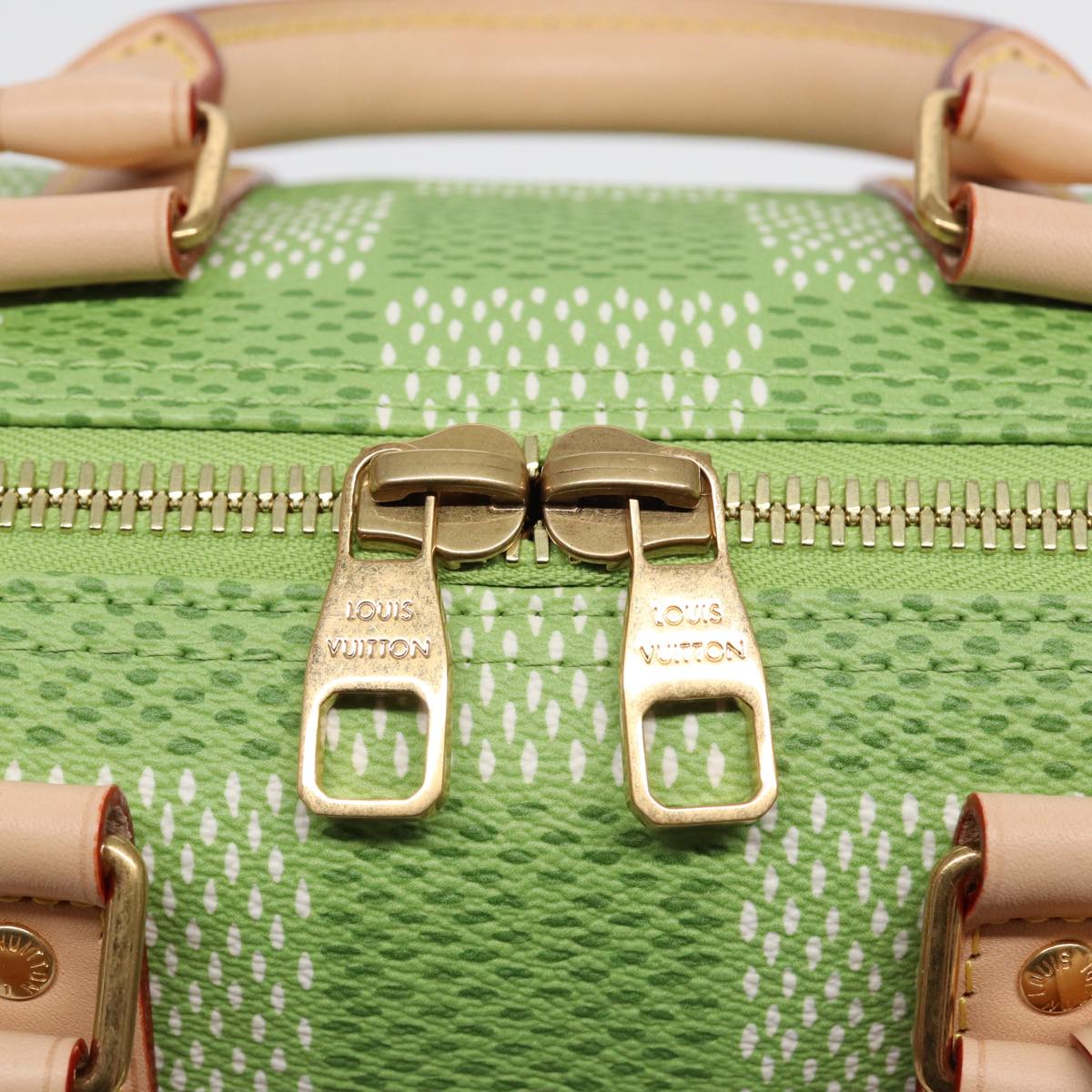 LOUIS VUITTON Damier Golf Keepall Bandouliere 35 Bag Green