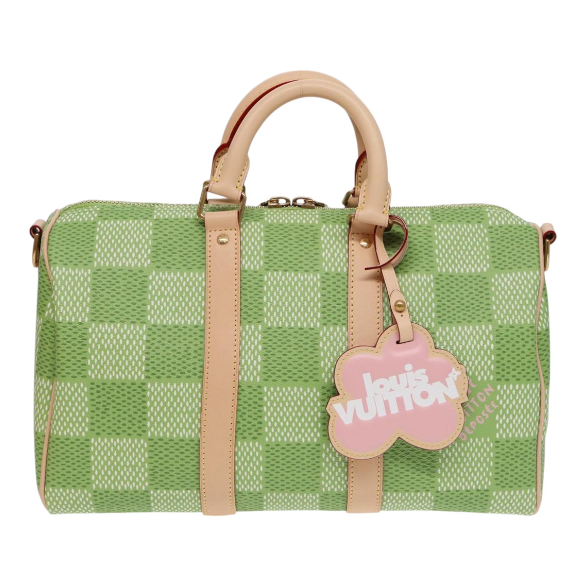 LOUIS VUITTON Damier Golf Keepall Bandouliere 35 Bag Green N40671