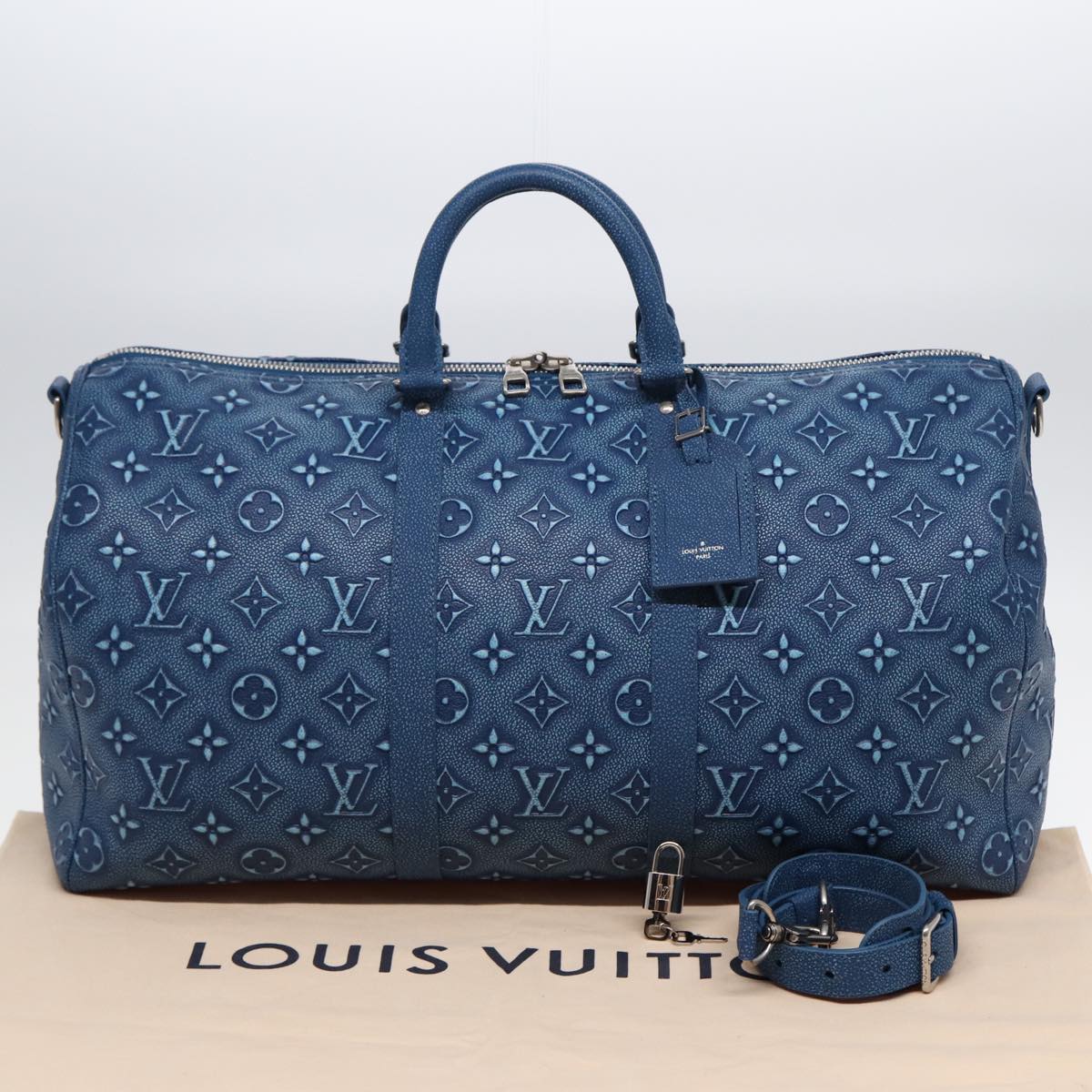 Louis Vuitton ネイビー モノグラム ハンドバッグ 83834S-30.jpg
