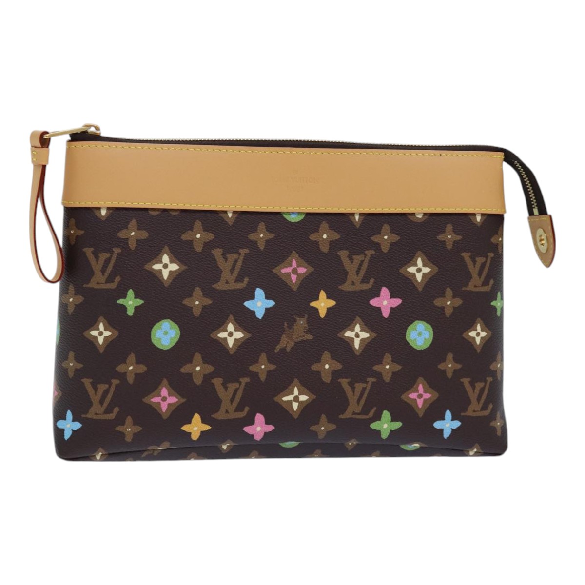 LOUIS VUITTON Monogram Craggy Pochette Voyage Souple Bag M83568 LV
