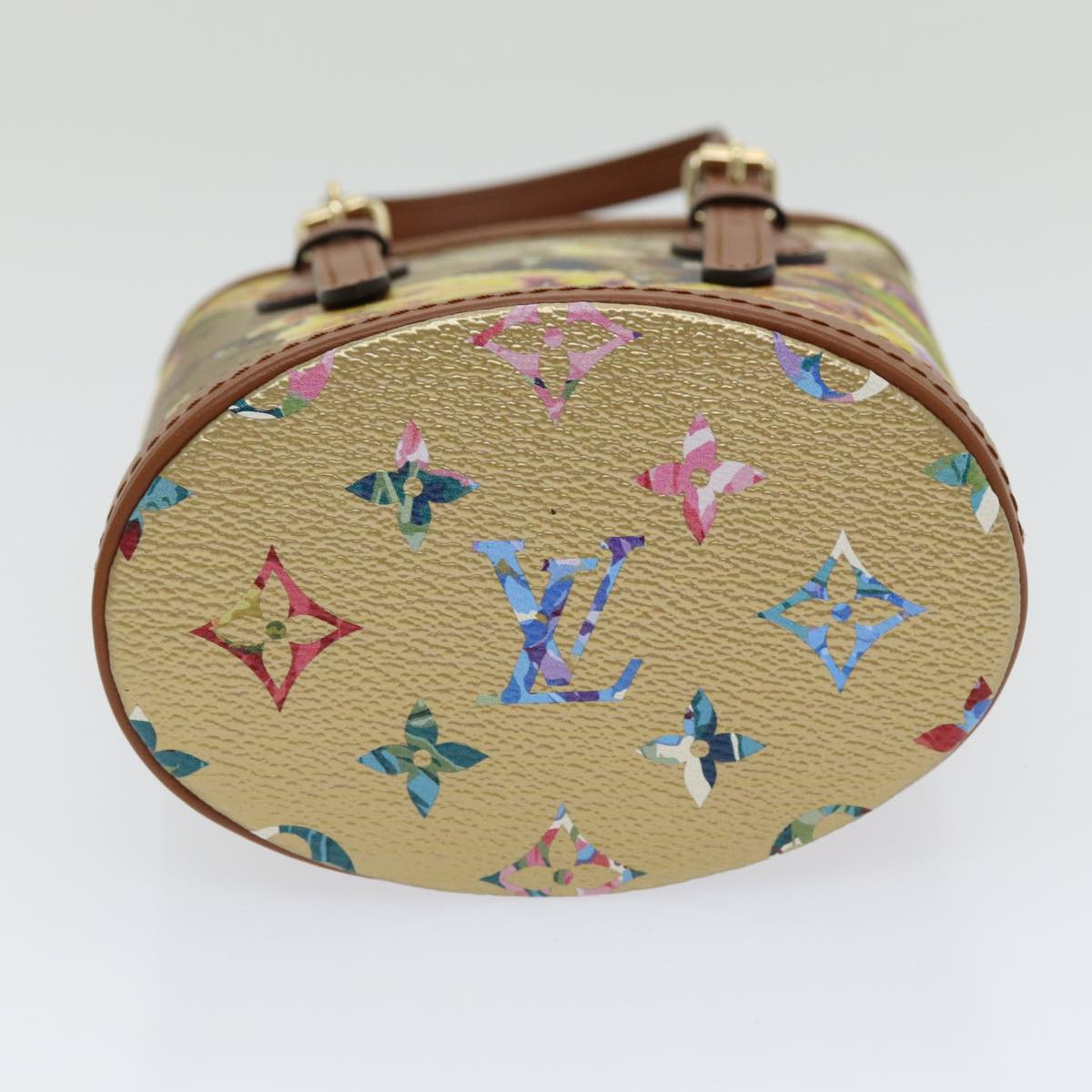 LOUIS VUITTON LV Garden Nano Bucket Shoulder Bag Beige M81724 LV