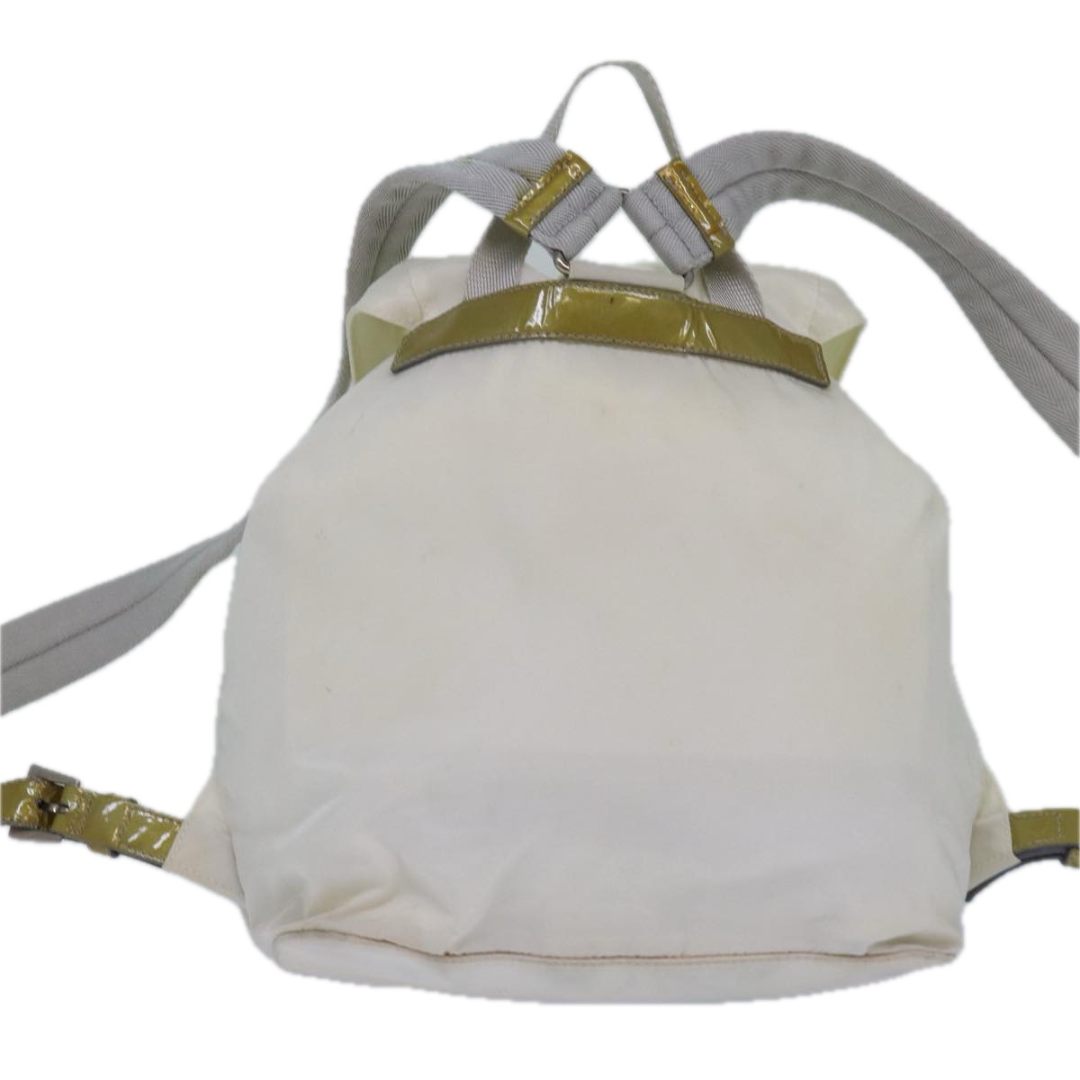 PRADA Backpack Nylon White Silver Auth 85291V | eBay display picture 1