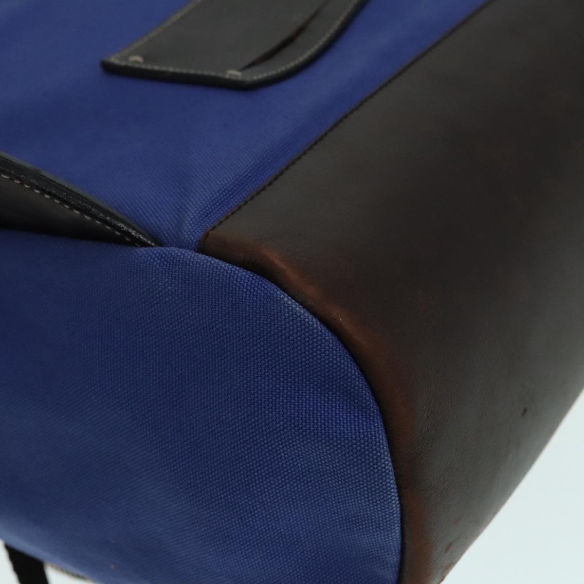 PRADA Backpack Canvas Blue Auth 88293 | eBay display picture 1