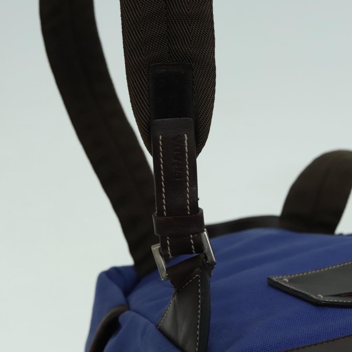 PRADA Backpack Canvas Blue Auth 88293 PRADA Backpack Canvas Blue Auth 88293 Cloth ref.1735077  main image 3