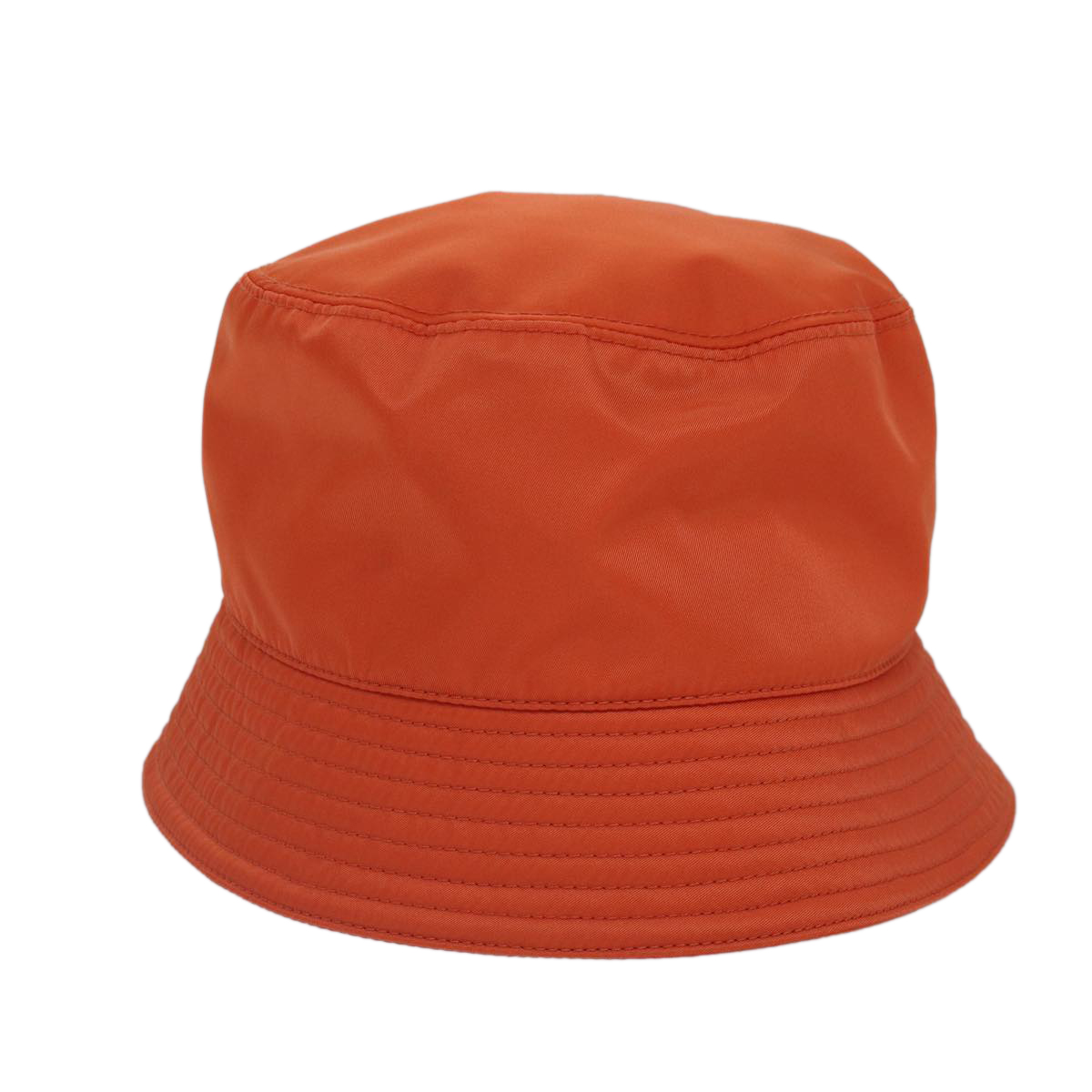 PRADA Bucket Hat Nylon L Orange Auth 88334V | eBay