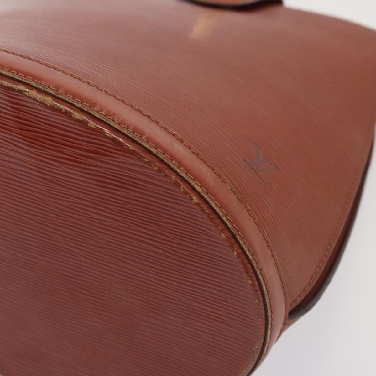 LOUIS VUITTON Epi Cluny Shoulder Bag Brown M52253 LV Auth LOUIS VUITTON Epi Cluny Shoulder Bag Brown M52253 LV Auth
