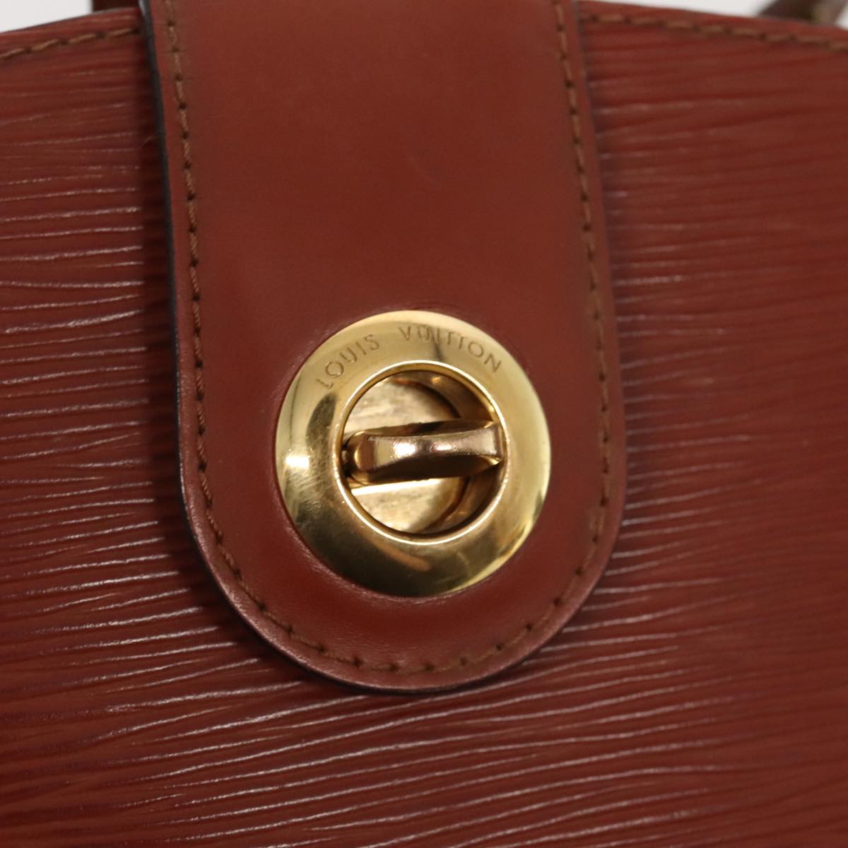 LOUIS VUITTON Epi Cluny Shoulder Bag Brown M52253 LV Auth LOUIS VUITTON Epi Cluny Shoulder Bag Brown M52253 LV Auth
