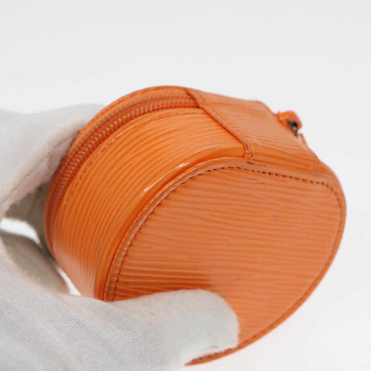 LOUIS VUITTON Epi Ecrin bijou 8 Jewelry Box Orange Mandarin