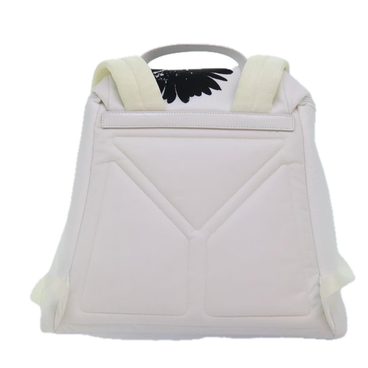 PRADA Backpack Nylon White Silver 1BZ072 Auth 91414A | eBay